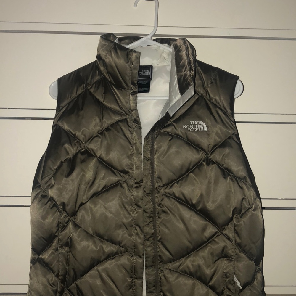 North Face Light Brown/Mode and White Women’s Vest